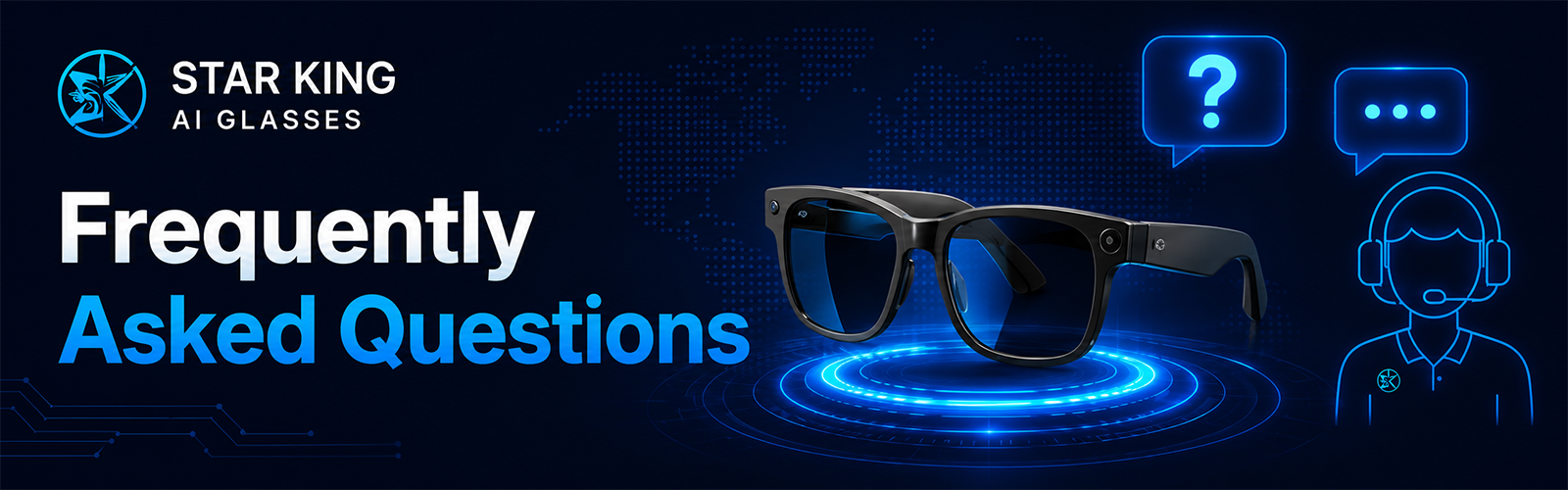 Futuristic AI Smart Glasses OEM