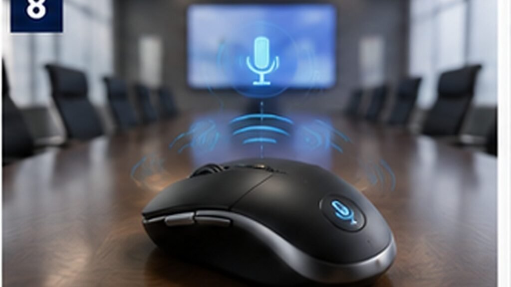 AI voice mouse used for meetings conferencing and voice input