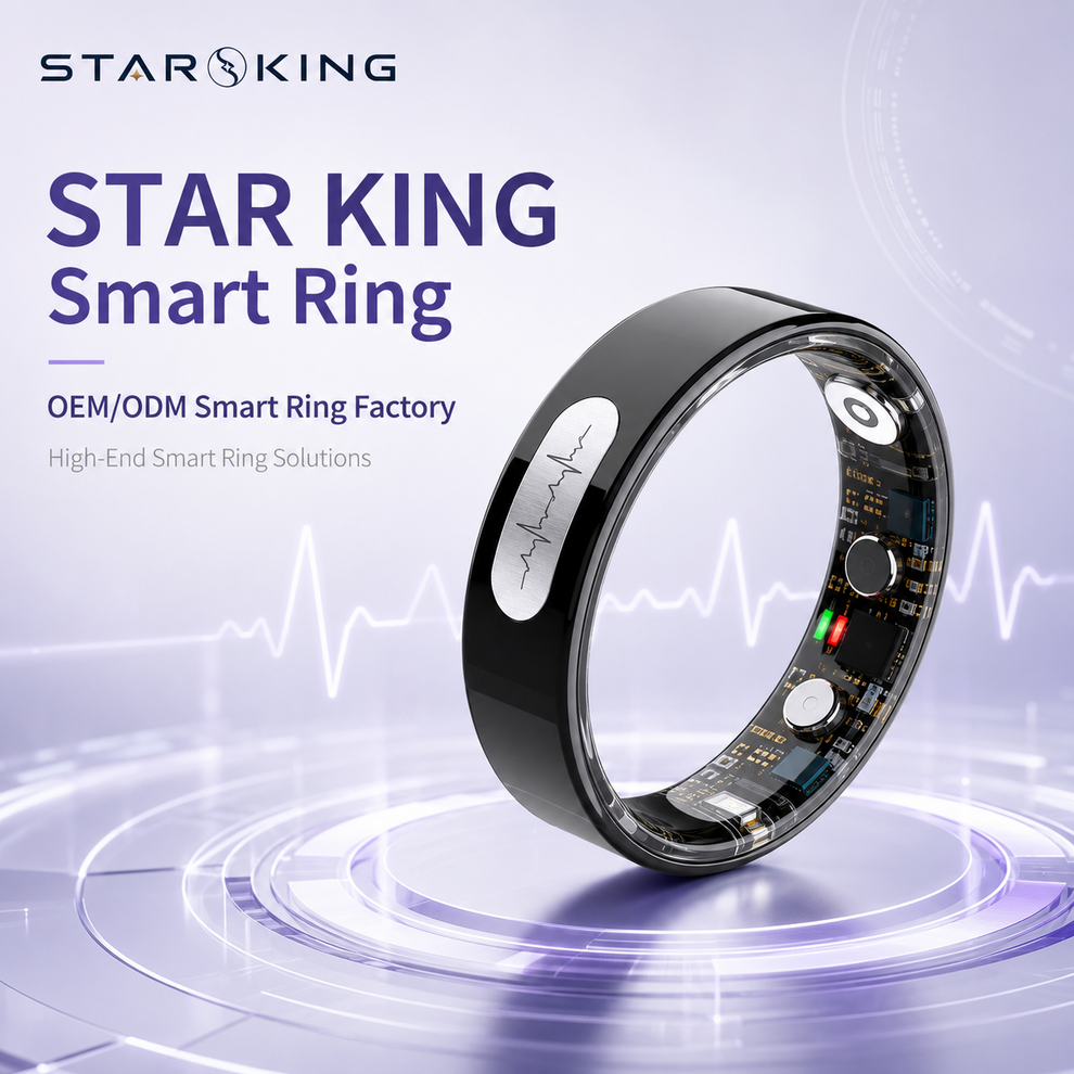 smart ring private label - STAR KING Smart Rings showing factory manufacturing and quality control